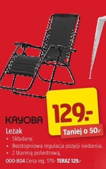 Jula KAYOBA Leżak oferta