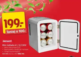 Jula Menuett Mini lodówka 4 I, 12/230V oferta