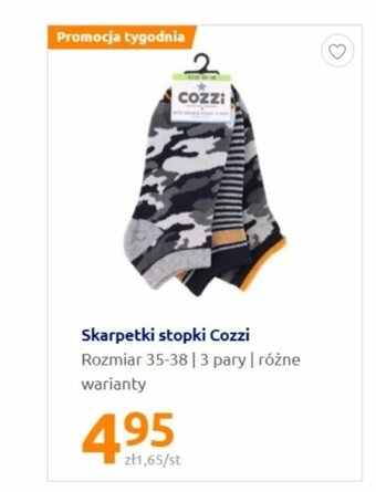 Action Skarpetki stopki Cozzi oferta