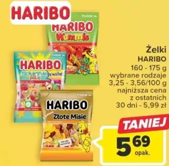 Carrefour HARIBO Żelki 160-175g oferta