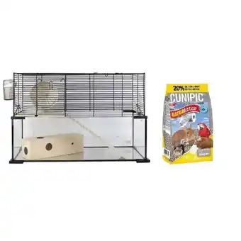 AquaelZOO Comfy klatka vetro plus nature 60 x 30 x 39 cm + cunipic naturlitter gratis oferta