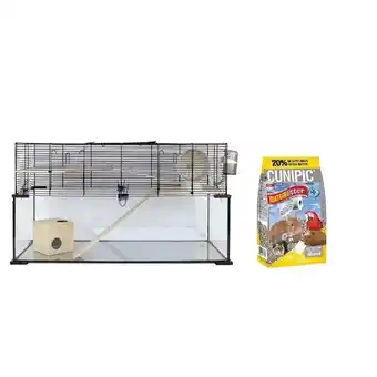 AquaelZOO Comfy klatka. vetro plus nature 80 x 35 x 44 cm + cunipic naturlitter gratis oferta