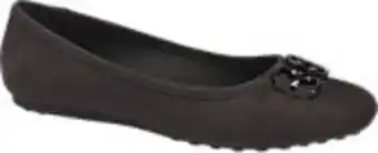 Deichmann Ciemnoszare baleriny damskie graceland z ozdobną klamrą oferta
