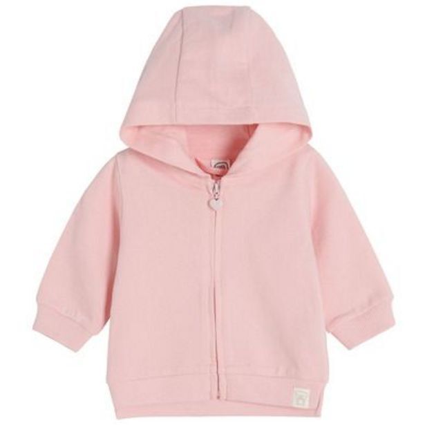 Smyk Cool club, bluza dziewczęca z kapturem, rozpinana, różowa oferta