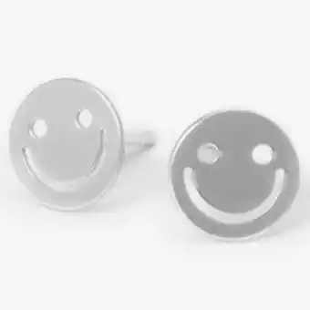 Claire's Sterling silver cutout happy stud earrings oferta