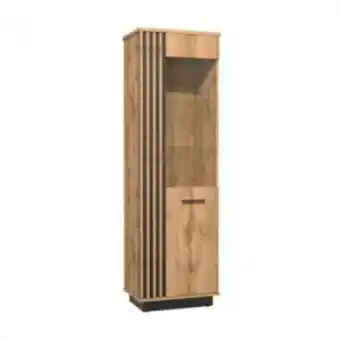 Abra Witryna wąska sole la2 dąb wotan/czarny mat oferta