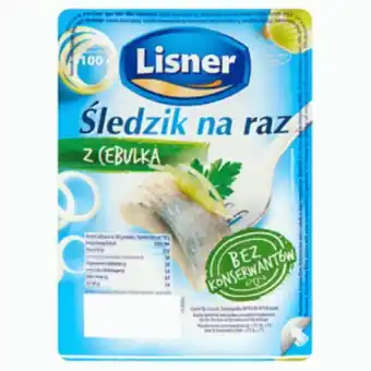 Lisner śledzik na raz 100g z dodatkiem cebuli