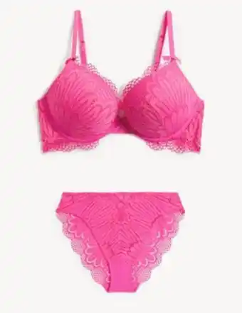 Marks & Spencer Nova lace wired push-up bra set a-d oferta