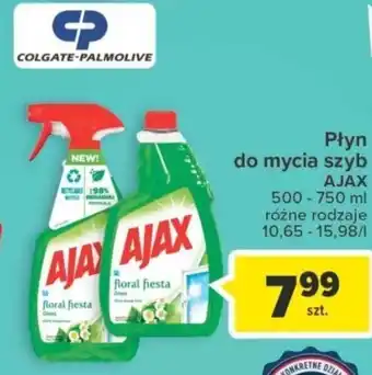 Carrefour Płyn do mycia szyb AJAX 500-750 ml oferta