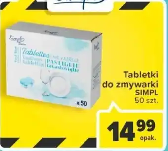 Carrefour Tabletki do zmywarki SIMPL 50 szt. oferta