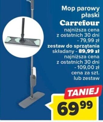 Carrefour Mop parowy płaski Carrefour oferta