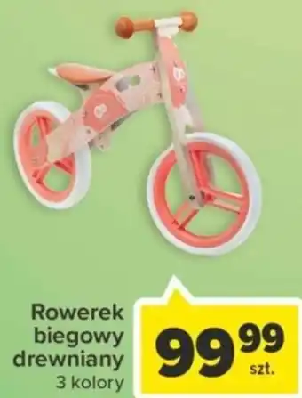 Carrefour Rowerek biegowy drewniany oferta