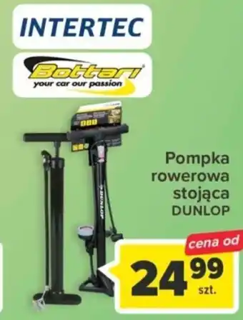 Carrefour Pompka rowerowa stojąca DUNLOP oferta