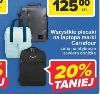 Wszystkie plecaki na laptopa marki Carrefour