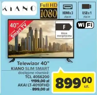 Telewizor 40" KIANO SLIM SMART