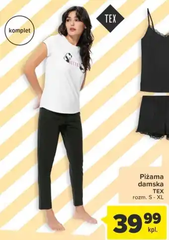 Carrefour Piżama damska TEX rozm. S-XL oferta