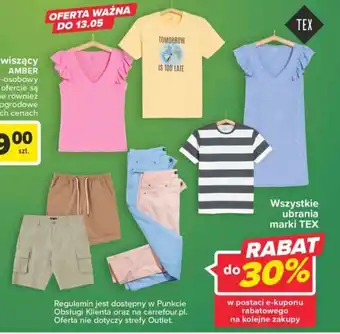 Carrefour Wszystkie ubrania marki TEX oferta