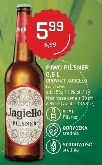 Duży Ben Browar Jagiełło PIWO PILSNER 0,5 L oferta