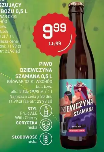 Duży Ben BROWAR DZIKI WSCHÓD PIWO DZIEWCZYNA SZAMANA 0,5 L oferta