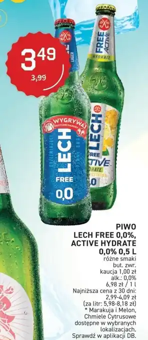Duży Ben LECH Piwo FREE 0,0%, ACTIVE HYDRATE 0,0% 0,5l oferta