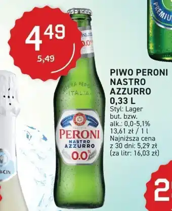Duży Ben PERONI NASTRO AZZURRO PIWO 0,33l oferta