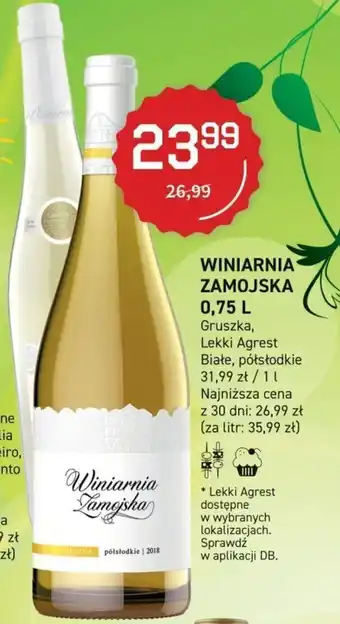Duży Ben ZAMOJSKA WINIARNIA 0,75l oferta