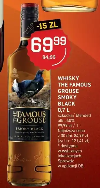 Duży Ben THE FAMOUS GROUSE SMOKY BLACK WHISKY 0,7l oferta