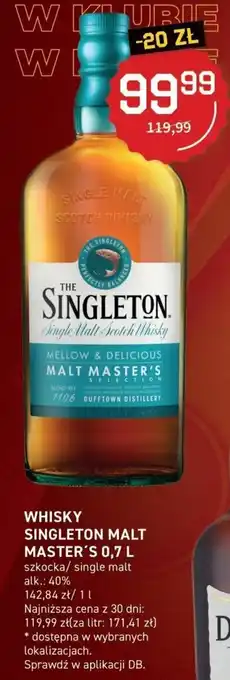 Duży Ben SINGLETON MALT MASTER'S WHISKY 0,7 L oferta