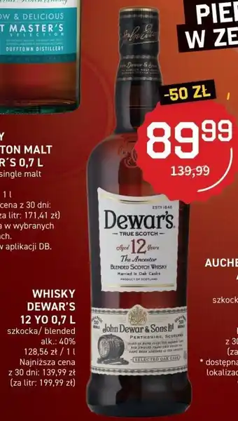 Duży Ben Dewar's WHISKY 12 YO 0,7 L oferta