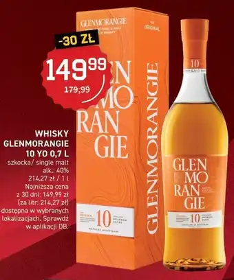 Duży Ben GLENMORANGIE WHISKY 10 YO 0,7 L oferta