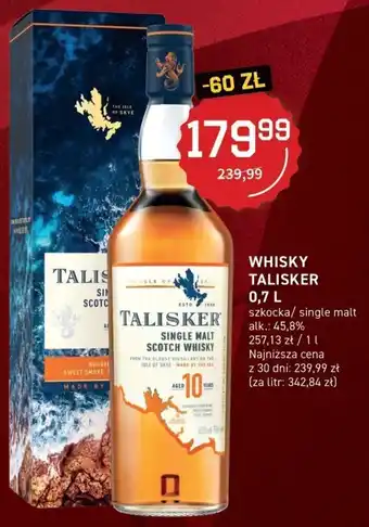 Duży Ben TALISKER WHISKY 0,7l oferta