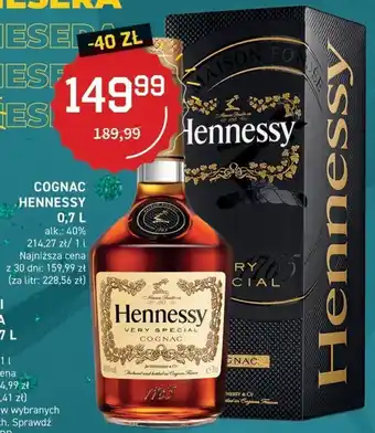 Duży Ben HENNESSY COGNAC 0,7l oferta
