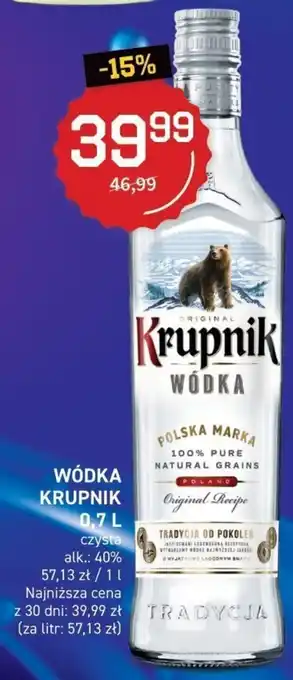 Duży Ben Krupnik WÓDKA 0,7l oferta