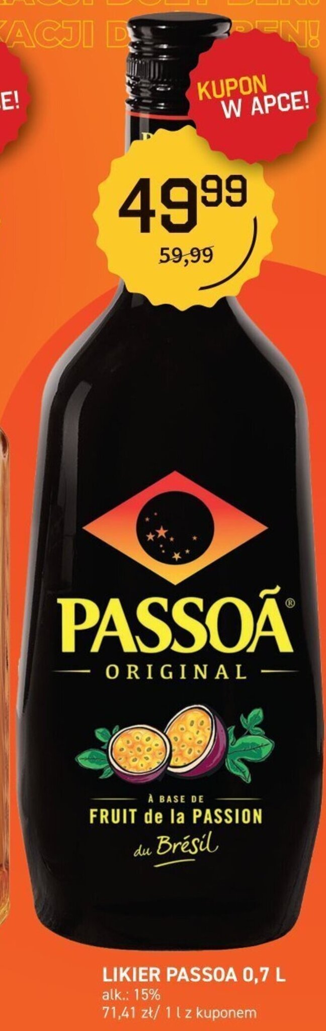 Duży Ben PASSOÃ Likier 0,7l oferta