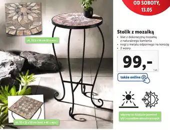 Lidl Livarno Stolik z mozaiką oferta