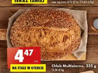 Biedronka Chleb Multiziarno, 335 g 13,34 zł/kg oferta