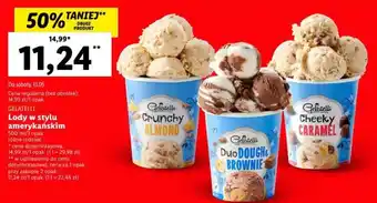 Lidl GELATELLI Lody w stylu amerykańskim 500ml oferta