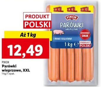 Lidl PIKOK Parówki wieprzowe, XXL 1 kg oferta