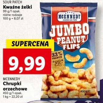 Lidl MCENNEDY Chrupki orzechowe 450g oferta