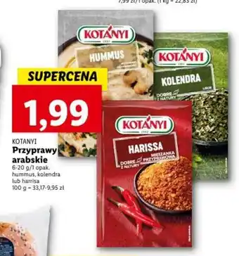 Lidl KOTANYI Przyprawy arabskie 6-20 g oferta