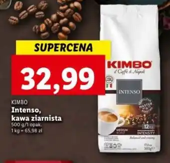 Lidl KIMBO Intenso, kawa ziarnista 500 g oferta