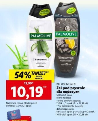 Lidl PALMOLIVE MEN Żel pod prysznic dla mężczyzn 500ml oferta