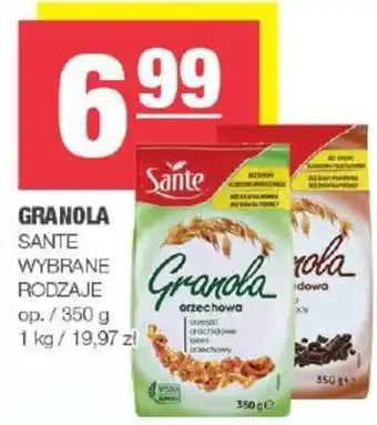 EuroSPAR GRANOLA SANTE 350g oferta