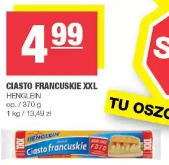 EuroSPAR CIASTO FRANCUSKIE XXL HENGLEIN op./370 g oferta