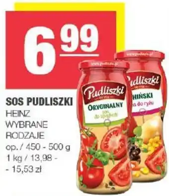 EuroSPAR SOS PUDLISZKI HEINZ 450-500g oferta