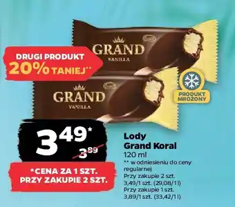 Netto Lód vanilla oferta
