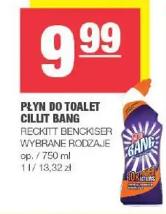 EuroSPAR PŁYN DO TOALET CILLIT BANG RECKITT BENCKISER op. / 750 ml oferta