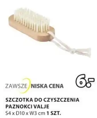 JYSK SZCZOTKA DO CZYSZCZENIA PAZNOKCI VALJE S4 x D10 x W3 cm oferta