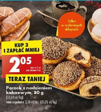 Biedronka Pączek z nadzieniem kakaowym, 80 g oferta