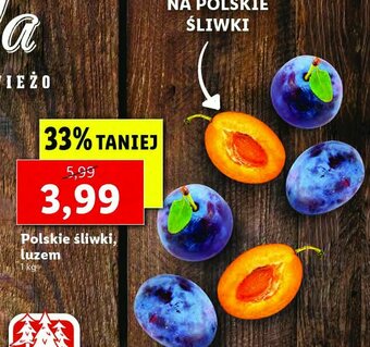 Lidl Śliwki 1 KG oferta